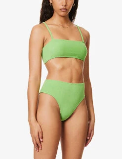 Faithfull The Brand Adara Scoop-neck Bikini Top -Sweaty Betty Store R04135587 KIWIFRUIT ALT02