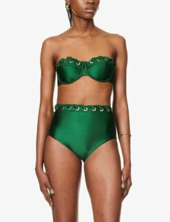Zimmermann Devi Balconette Bikini Top 9 Zimmermann Devi Balconette Bikini Top -Sweaty Betty Store R04136560 EMERALD ALT02