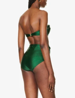 Zimmermann Devi Balconette Bikini Top 10 Zimmermann Devi Balconette Bikini Top -Sweaty Betty Store R04136560 EMERALD ALT03