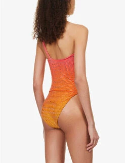 SELF PORTRAIT Crystal-embellished One-shoulder Swimsuit 10 SELF PORTRAIT Crystal-embellished One-shoulder Swimsuit -Sweaty Betty Store R04137720 PINK ALT03