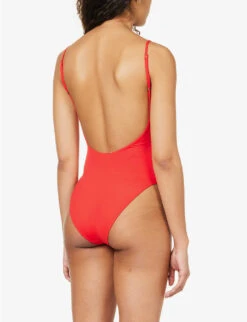 Melissa Odabash Nerano Lace-up Swimsuit 10 Melissa Odabash Nerano Lace-up Swimsuit -Sweaty Betty Store R04139928 RED ALT03