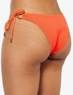 Melissa Odabash Venice Low-rise Bikini Bottoms -Sweaty Betty Store R04139931 APRICOTZIGZAG ALT04