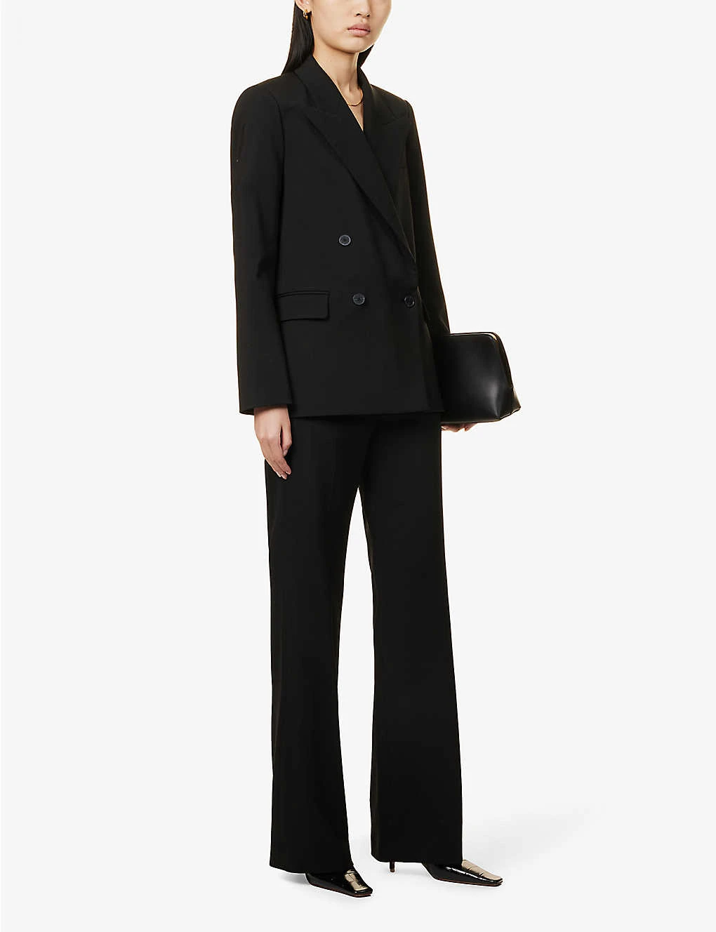 Joseph Morissey Straight-leg High-rise Stretch-wool Trousers 4 Joseph Morissey Straight-leg High-rise Stretch-wool Trousers - Image 2