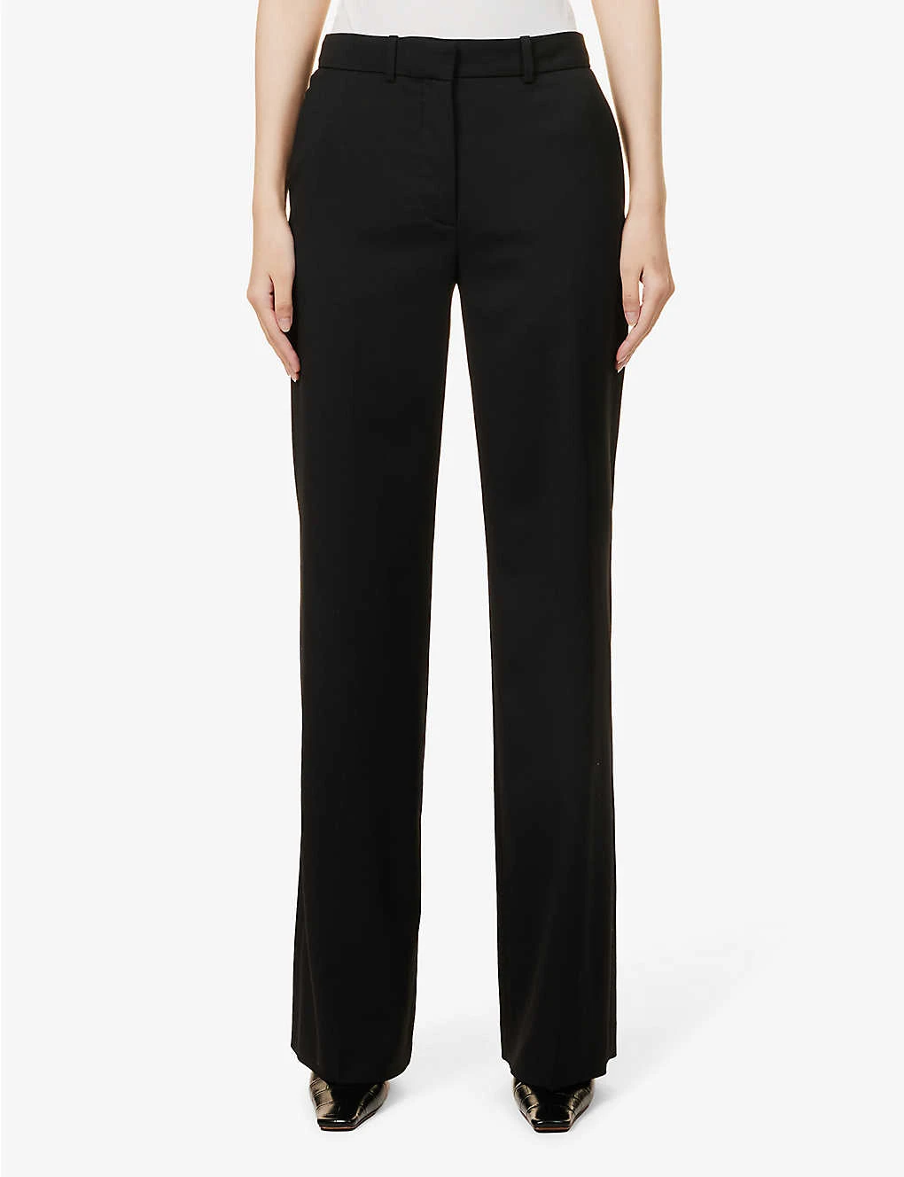 Joseph Morissey Straight-leg High-rise Stretch-wool Trousers 5 Joseph Morissey Straight-leg High-rise Stretch-wool Trousers - Image 3