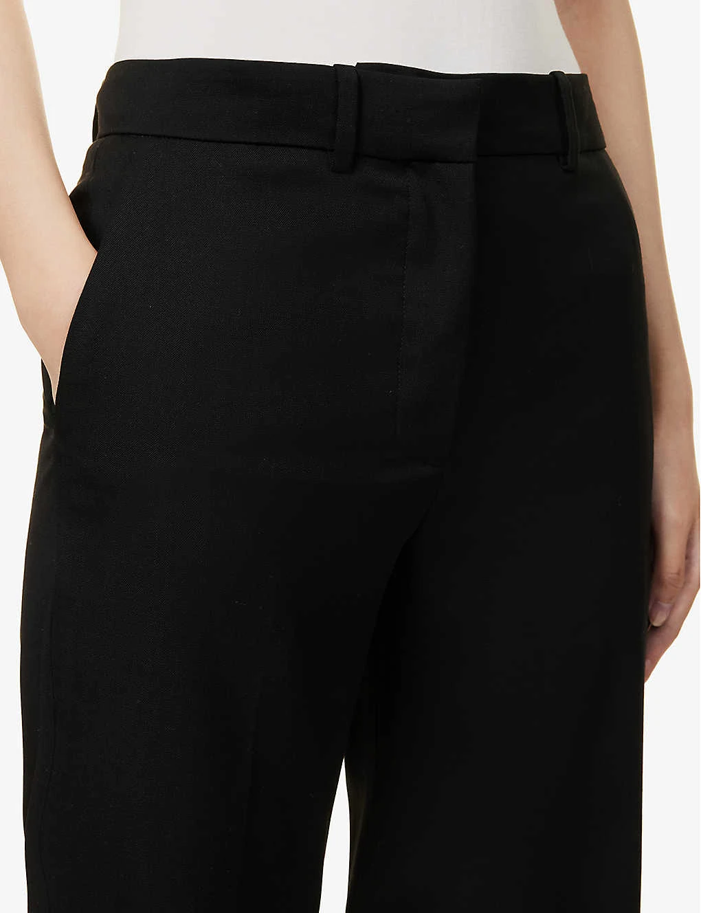 Joseph Morissey Straight-leg High-rise Stretch-wool Trousers 7 Joseph Morissey Straight-leg High-rise Stretch-wool Trousers - Image 5