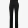 Joseph Morissey Straight-leg High-rise Stretch-wool Trousers 1 Joseph Morissey Straight-leg High-rise Stretch-wool Trousers -Sweaty Betty Store R04140084 BLACK M