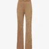 Neriah Wide-leg High-rise Knitted Trousers 1 Neriah Wide-leg High-rise Knitted Trousers -Sweaty Betty Store R04140660 MARIGOLD M