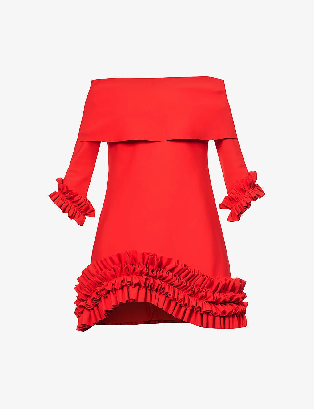 Orothy Ruffle-trim Stretch-woven Mini Dress 3 Orothy Ruffle-trim Stretch-woven Mini Dress