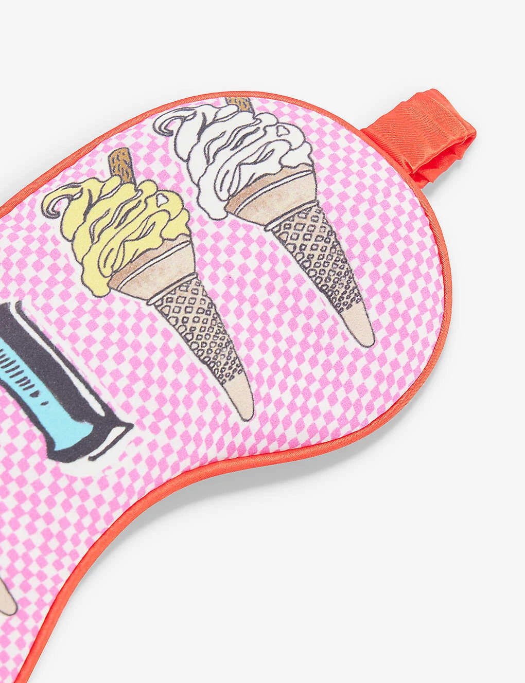 I For Icecream Patterned Silk Sleep Mask 4 I For Icecream Patterned Silk Sleep Mask - Image 2
