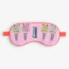 I For Icecream Patterned Silk Sleep Mask 1 I For Icecream Patterned Silk Sleep Mask -Sweaty Betty Store R04140690 MULTICOLOURED M