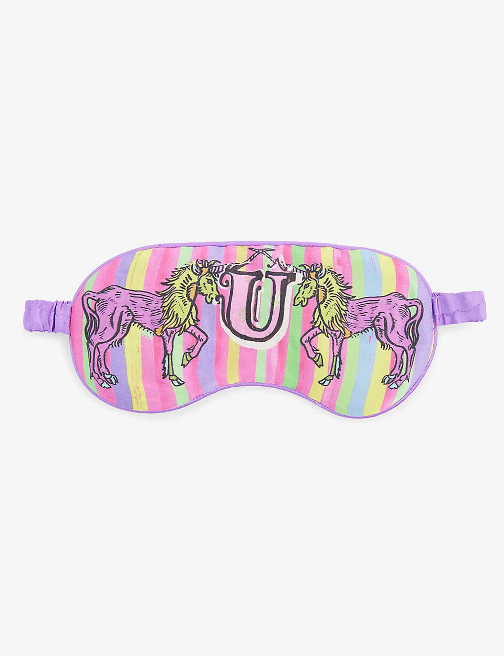 U For Unicorn Printed Silk Sleep Mask 3 U For Unicorn Printed Silk Sleep Mask