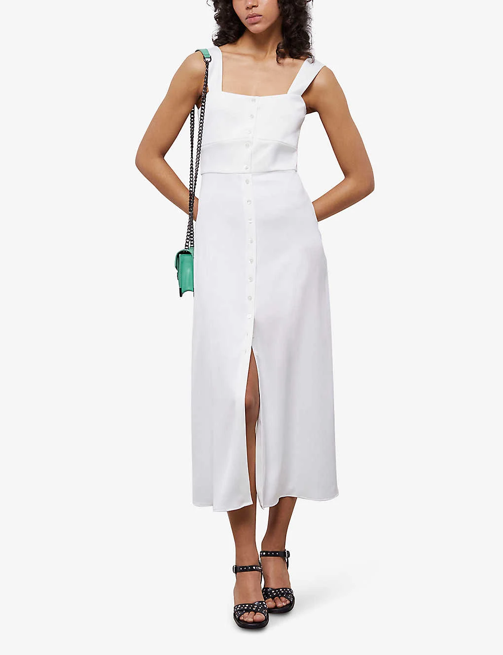 THE KOOPLES Button-front Stretch Woven Maxi Dress 4 THE KOOPLES Button-front Stretch Woven Maxi Dress - Image 2