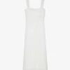 THE KOOPLES Button-front Stretch Woven Maxi Dress 1 THE KOOPLES Button-front Stretch Woven Maxi Dress -Sweaty Betty Store R04140787 ECR01 M