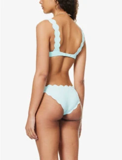 Marysia Santa Clara Scalloped-trim Bikini Top 10 Marysia Santa Clara Scalloped-trim Bikini Top -Sweaty Betty Store R04140984 AZURE ALT03
