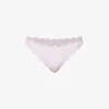 Marysia North Scalloped-trim Mid-rise Bikini Bottoms 1 Marysia North Scalloped-trim Mid-rise Bikini Bottoms -Sweaty Betty Store R04140989 VIOLETTE M