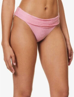 Sicily Fold-over Stretch-recycled Polyamide Bikini Bottom 9 Sicily Fold-over Stretch-recycled Polyamide Bikini Bottom -Sweaty Betty Store R04142191 PNKPNK ALT02