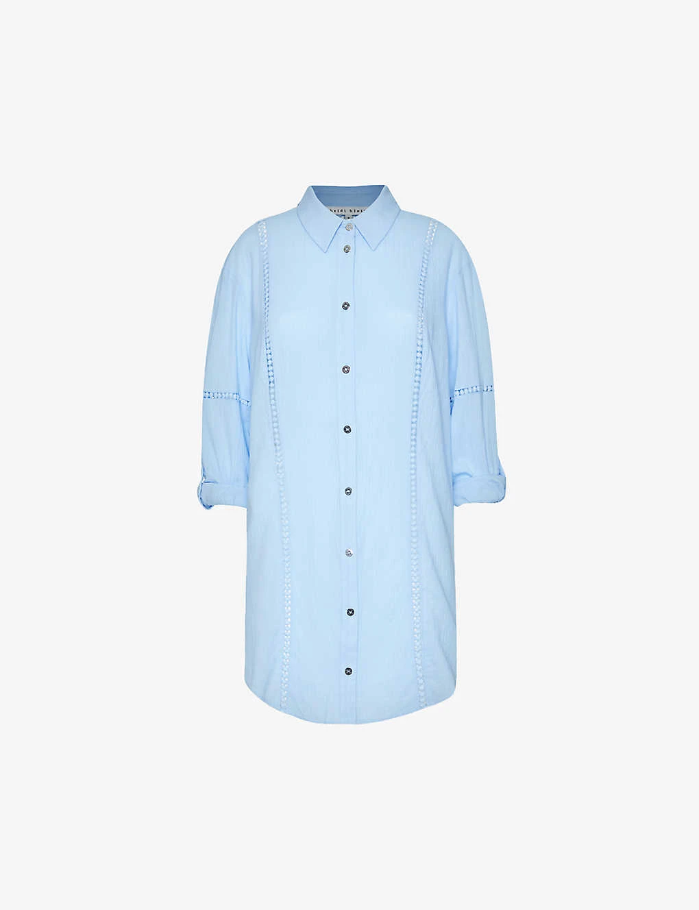 Mala Braided-trims Cotton Shirt 3 Mala Braided-trims Cotton Shirt