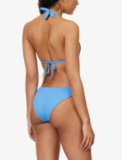 Siena Triangle Recycled Polyamide-blend Bikini Top 10 Siena Triangle Recycled Polyamide-blend Bikini Top -Sweaty Betty Store R04142209 BLUBLU ALT03