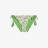 Ted Baker Reversible Floral-print Bikini Bottoms -Sweaty Betty Store R04142366 GREEN M