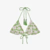 Ted Baker Reversible Floral-print Bikini Top 2 Ted Baker Reversible Floral-print Bikini Top -Sweaty Betty Store R04142367 GREEN M