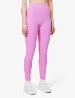 Slim-fit High-rise Stretch-jersey Leggings 9 Slim-fit High-rise Stretch-jersey Leggings -Sweaty Betty Store R04144964 PURPLE ALT02