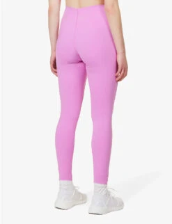 Slim-fit High-rise Stretch-jersey Leggings 10 Slim-fit High-rise Stretch-jersey Leggings -Sweaty Betty Store R04144964 PURPLE ALT03