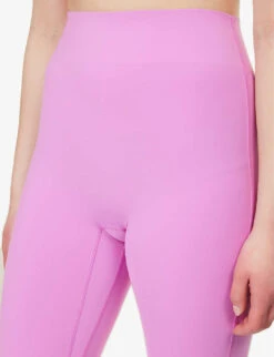Slim-fit High-rise Stretch-jersey Leggings 11 Slim-fit High-rise Stretch-jersey Leggings -Sweaty Betty Store R04144964 PURPLE ALT04