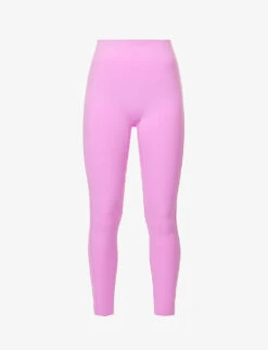 Slim-fit High-rise Stretch-jersey Leggings