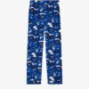 THE KOOPLES Floral-print Wide-leg Silk Trousers 2 THE KOOPLES Floral-print Wide-leg Silk Trousers -Sweaty Betty Store R04147352 BLU01 M