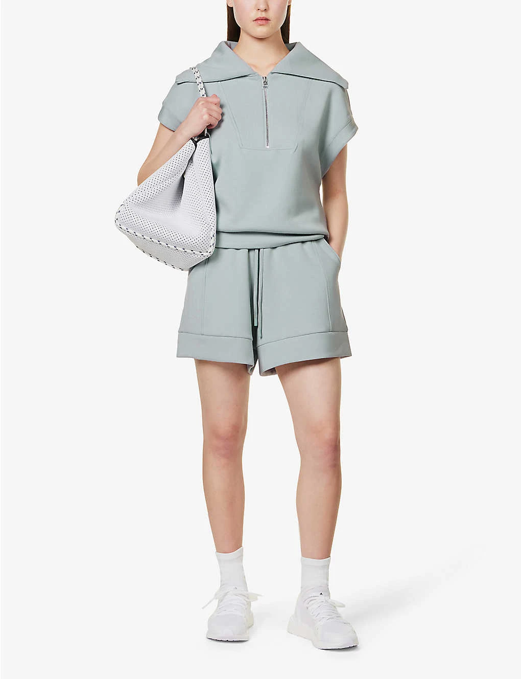 Varley Alder High-rise Regular-fit Stretch-jersey Shorts 4 Varley Alder High-rise Regular-fit Stretch-jersey Shorts - Image 2