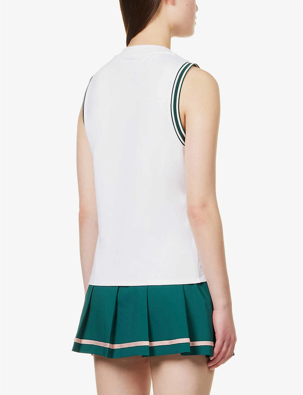 Varley Wellings Perform Striped-trim Stretch-recycled Polyester Tank Top 6 Varley Wellings Perform Striped-trim Stretch-recycled Polyester Tank Top - Image 4