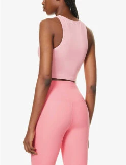 Swing Jacinta Sleeveless Stretch Recycled-polyamide Tank Top 10 Swing Jacinta Sleeveless Stretch Recycled-polyamide Tank Top -Sweaty Betty Store R04148914 PINK ALT03