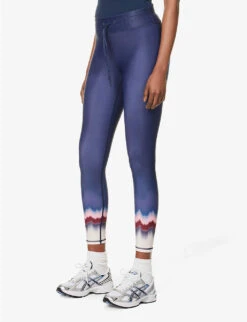 Universe Gradient-print High-rise Stretch Recycled-polyamide Leggings -Sweaty Betty Store R04148915 TIEDYE ALT02