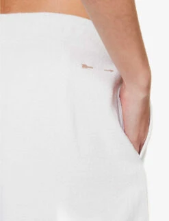 Zinnia Soho Cotton-towelling Shorts -Sweaty Betty Store R04148922 WHITE ALT04