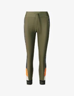 Track Side-stripe Recycled-polyamide-blend Leggings