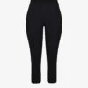 Halima Slim-fit Stretch-woven Capri Trousers 1 Halima Slim-fit Stretch-woven Capri Trousers -Sweaty Betty Store R04149220 BLACK M