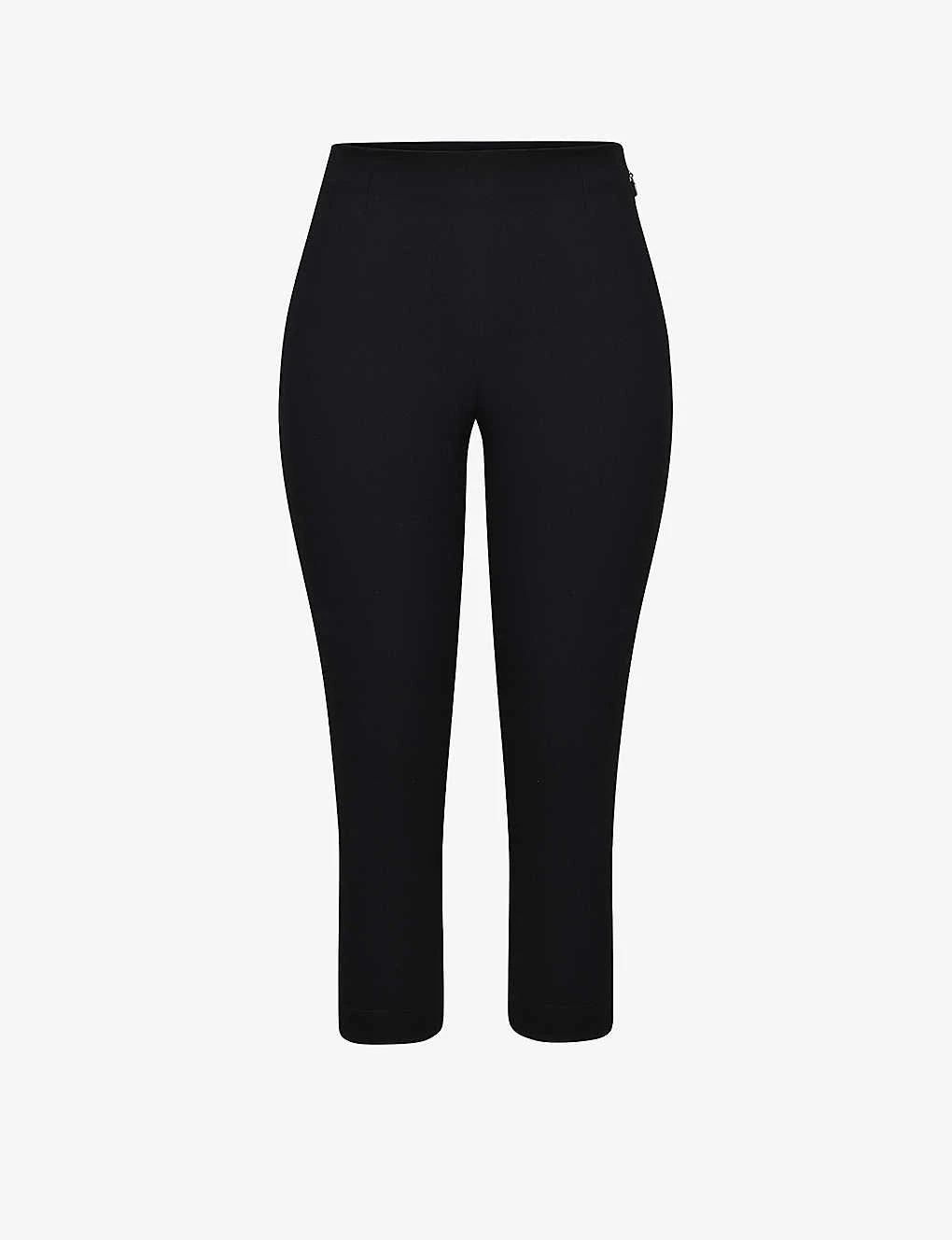 Halima Slim-fit Stretch-woven Capri Trousers 3 Halima Slim-fit Stretch-woven Capri Trousers