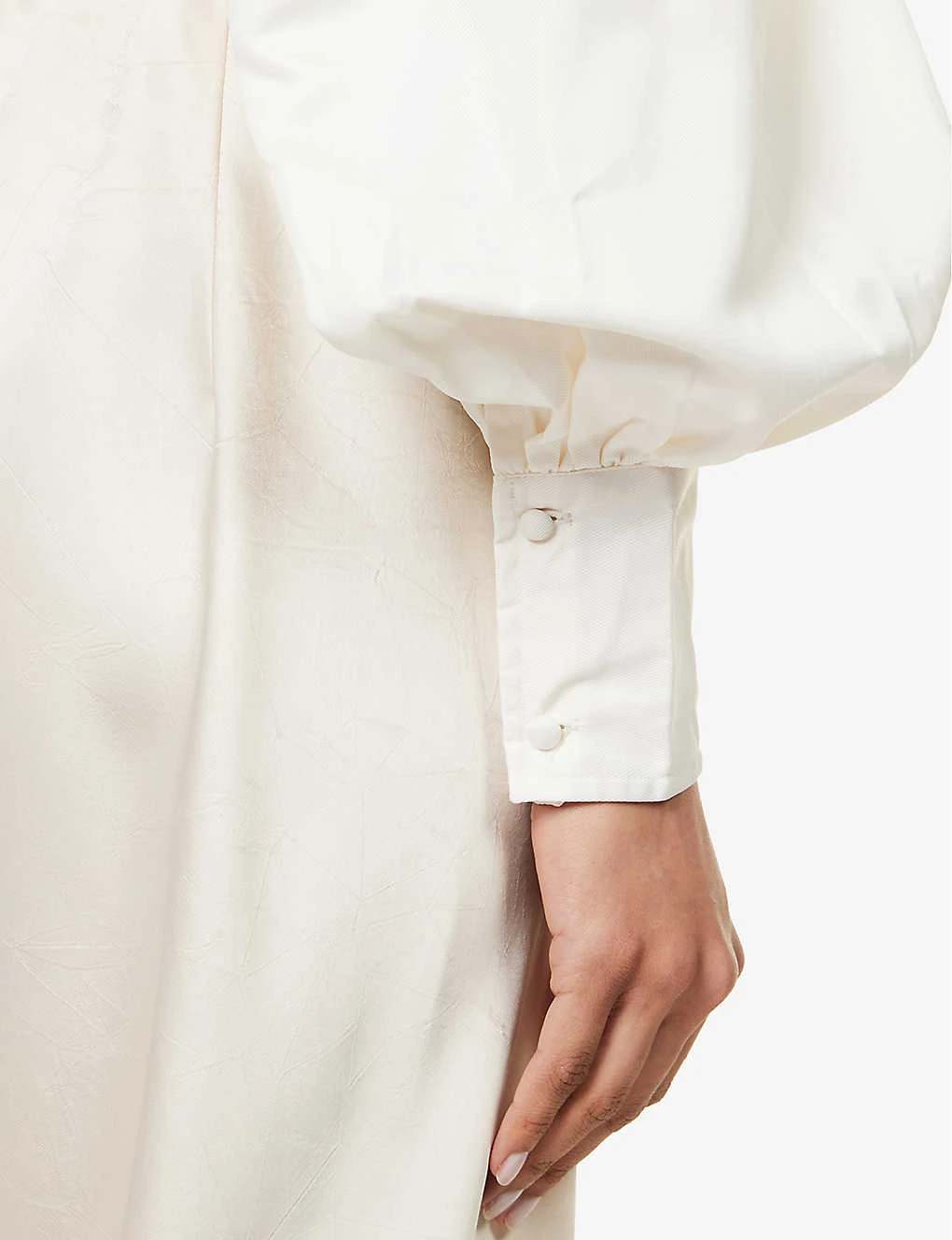 Ruth Balloon-sleeve Square-neck Regular-fit Woven Top 8 Ruth Balloon-sleeve Square-neck Regular-fit Woven Top - Image 6