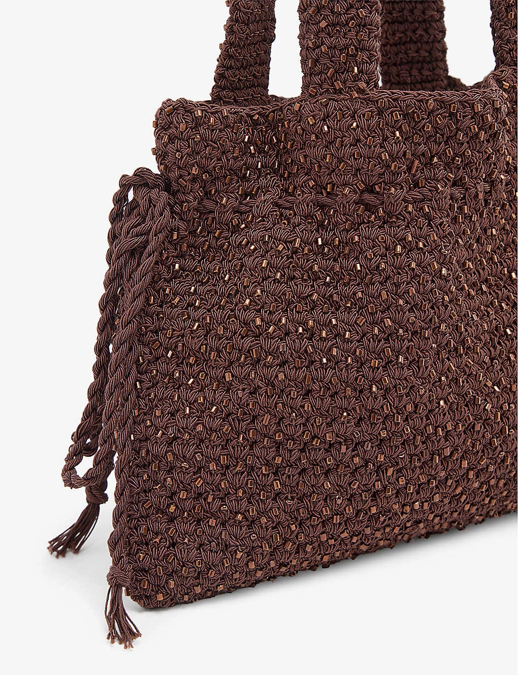 FRAME X Julia Sarr-Jamois Crochet-pattern Cotton-blend Top-handle Bag 4 FRAME X Julia Sarr-Jamois Crochet-pattern Cotton-blend Top-handle Bag - Image 2
