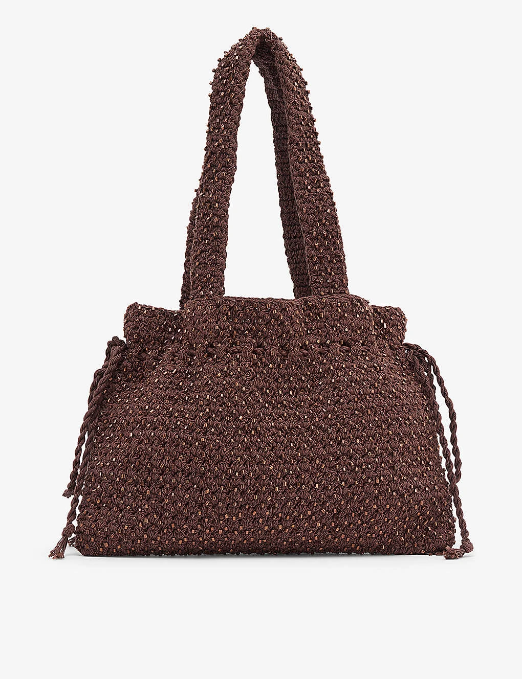 FRAME X Julia Sarr-Jamois Crochet-pattern Cotton-blend Top-handle Bag 3 FRAME X Julia Sarr-Jamois Crochet-pattern Cotton-blend Top-handle Bag