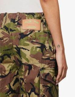 FRAME X Julia Sarr Jamois Camo-print Cotton Trousers 11 FRAME X Julia Sarr Jamois Camo-print Cotton Trousers -Sweaty Betty Store R04149902 CAMO ALT04