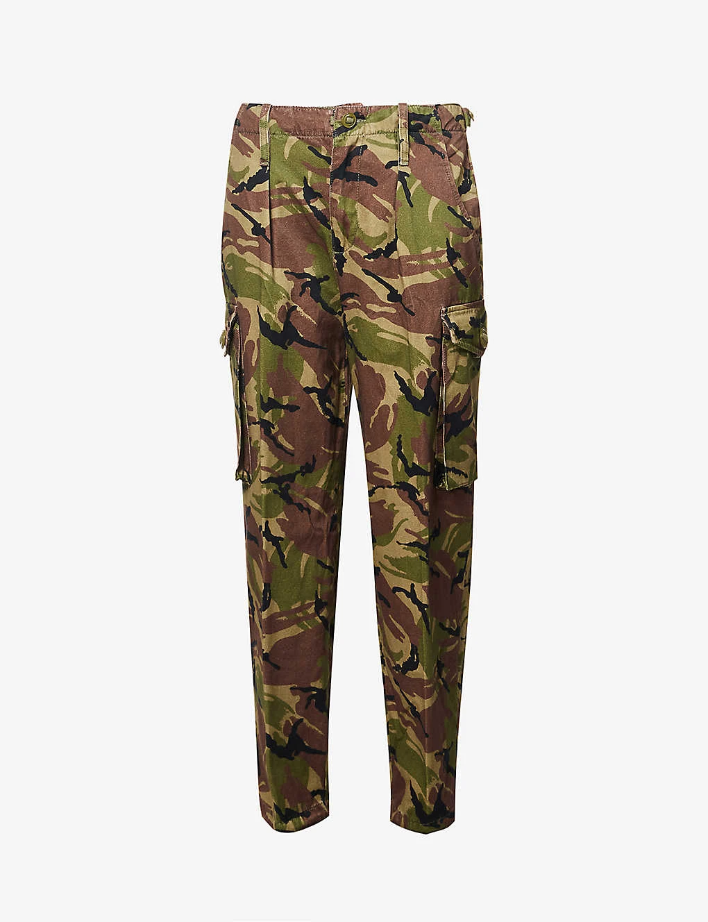 FRAME X Julia Sarr Jamois Camo-print Cotton Trousers 3 FRAME X Julia Sarr Jamois Camo-print Cotton Trousers