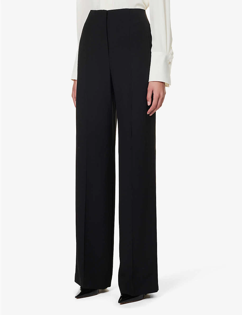 Alberta Ferretti Regular-fit Straight-leg High-rise Woven Trousers 5 Alberta Ferretti Regular-fit Straight-leg High-rise Woven Trousers - Image 3