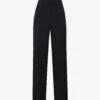 Alberta Ferretti Regular-fit Straight-leg High-rise Woven Trousers