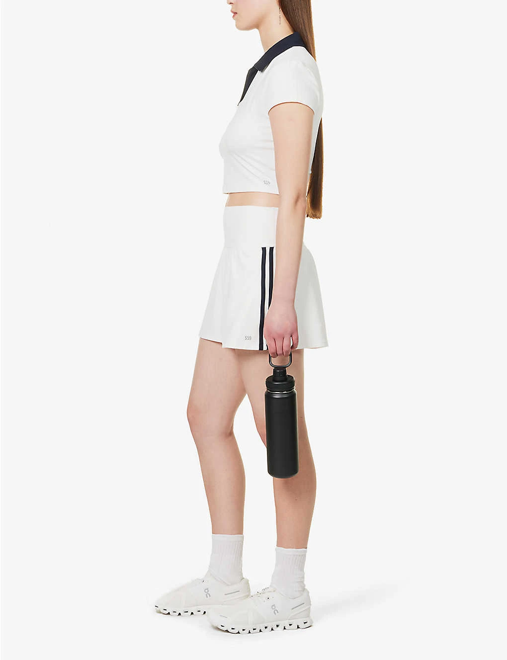 Airweight Contrast-trim Regular-fit High-rise Stretch-jersey Skort 4 Airweight Contrast-trim Regular-fit High-rise Stretch-jersey Skort - Image 2