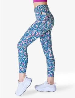 Sweaty Betty Power 7/8 Workout Graphic-print Stretch-jersey Leggings 9 Sweaty Betty Power 7/8 Workout Graphic-print Stretch-jersey Leggings -Sweaty Betty Store R04150347 BLUEMAGMAPRINT ALT02