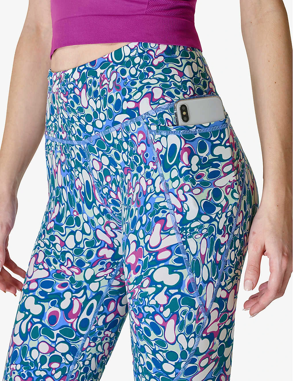 Sweaty Betty Power 7/8 Workout Graphic-print Stretch-jersey Leggings 7 Sweaty Betty Power 7/8 Workout Graphic-print Stretch-jersey Leggings - Image 5