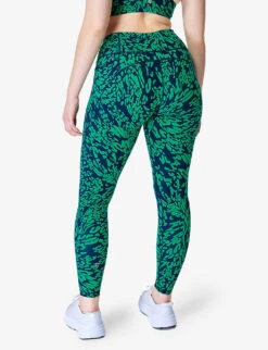 Sweaty Betty Power Stretch-nylon Leggings 10 Sweaty Betty Power Stretch-nylon Leggings -Sweaty Betty Store R04150349 GREENPRINT ALT03