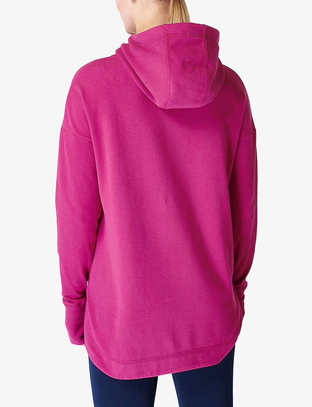 Sweaty Betty Escape Relaxed-fit Stretch Cotton-blend Fleece Hoody 6 Sweaty Betty Escape Relaxed-fit Stretch Cotton-blend Fleece Hoody - Image 4