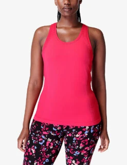 Sweaty Betty Athlete Seamless Stretch-jersey Top -Sweaty Betty Store R04150365 FRAMBOISEPINK ALT02
